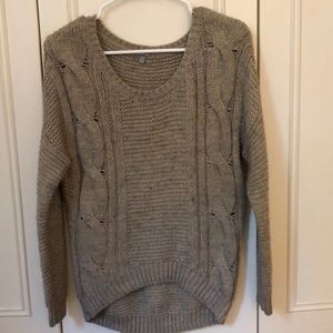 Distressed sweater